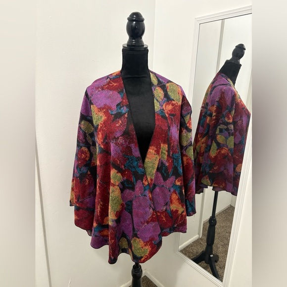 Rapti 100% Cashmere Reversible Loop Shawl. NWOT - Picture 3 of 8